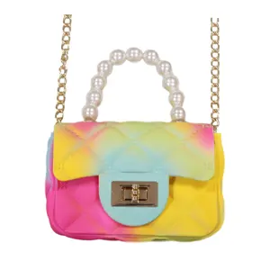 Clearance Sale] Pearl Handbags Candy Color Mini Messenger Bags Korean Coin  Purse Women Shoulder Bags Lingge Crossbody Bag