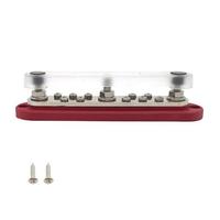 Barre omnibus 300A, bloc de distribution d'alimentation 12V avec couvercle, 3 x 3/8' M10