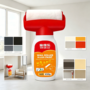 Rodillo de pintura para reparación de paredes blancas, pintura de látex, herramienta de eliminación de manchas para paredes blancas, pasta de reparación de pintura en aerosol para paredes. - Product Image 6