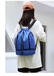 New Design Fashion <b>Drawstring</b> Sport Gym Backpack String <b>Drawstring</b> Sport Outdoor Bag Travel <b>Drawstring</b> Backpack Travel Bags - Product Image 4