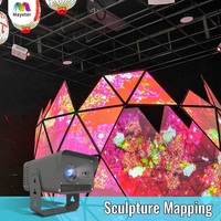 Sistema de Proyección Interactiva para Exteriores Mayeter Todo en Uno, Proyector de 1500Lm IP55, Espectáculo de Iluminación Inmersivo para Parques Temáticos Comerciales