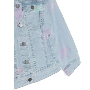 Veste en jean imperméable imprimée confort ultime pour filles Design Streetwear tendance pour le printemps Derniers vêtements de mode - Product Image 5