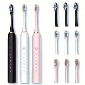 Cepillo de Dientes Eléctrico Sónico Recargable Portátil de Alta Calidad Personalizado, Carga por Micro USB, IPX7, Suave, para Uso Doméstico - Product Image 1