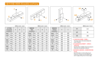 Module linéaire KHMOS HYS100 G1620 350mm avec moteur côté droit, 30kg, 0.03mm, double guide pour usinage laser, approvisionnement personnalisé 3C