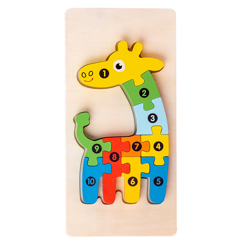 Puzzle-stereo giraffa