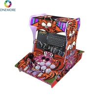 Machine de jeu d'arcade mini bartop à double écran 10,1'', multi-jeux 10000+ en 1, bartop en acrylique, machine d'arcade mini 2 joueurs