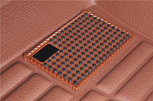 BORNSELLER Tapis de sol de voiture antidérapants écologiques résistants aux intempéries pour VW <span class=keywords><strong>Caddy</strong></span> Van Life 2015-2024 Imperméables Noir 5-9mm - Product Image 6