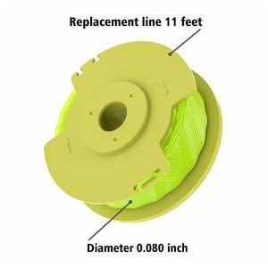 AC80RL3 Dây Xoắn Và Ống Chỉ Phù Hợp Cho <span class=keywords><strong>Ryobi</strong></span> One Máy Xén Không Dây 12V 24V Và 40V Dây Xoắn Chất Lượng Cao - Product Image 5