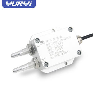 マイクロデジタル乾式空気差圧トランスミッター - LCDディスプレイ付き高精度クリーンエアセンサー - Product Image 1