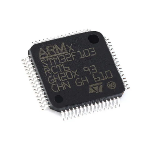STM32F103RCT6 ARM 마이크로컨트롤러를 재고 새로운 오리지널 LQFP-64-MCU 전자 부품 공급 업체 전자 IC