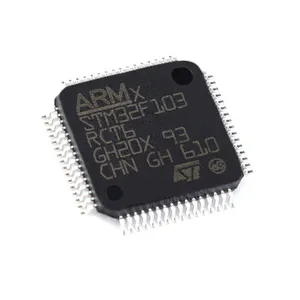 STM32F103RCT6 جديد وأصلي LQFP-64 متوفر في المخزون ARM متحكمات مصغرة - وحدة تحكم مركزية موردو المكونات الإلكترونية ic الإلكترونية