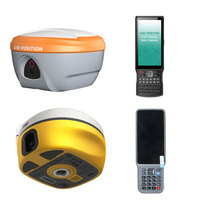 Receptor GNSS de Alta Precisión Personalizado, 1408 Canales, Todas las Bandas, Controlador de Datos GIS Portátil, Láser RTK, IP68, Cámara Dual, AR