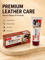 Hei Niu - Betún Compacto Portátil de 70g para Zapatos de Cuero, Color Negro, Fácil de Transportar para Viajes al Aire Libre