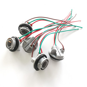 Fábrica Fabricação Carro Lâmpada Luz Fio Chicote 2 Pin Round Connector Montagem Fiação - Product Image 4