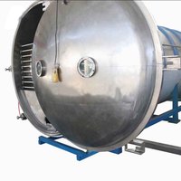 Vacuümvriesdroogmachine Lyofilisator Industriële Koffie Voedselverwerking Dehydrator 500kg/batch 304 RVS Automatisch