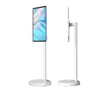 สมาร์ททีวีพกพาขนาด 21.5 นิ้ว ปี 2025 พร้อมตู้สีขาว จอ LCD สำหรับการตลาดดิจิทัล - Product Image 5