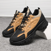 Nouvelles chaussures pour hommes, chaussures de sport décontractées tendance et polyvalentes, chaussures pour hommes à semelle épaisse, légères et respirantes, chaussures tendance
