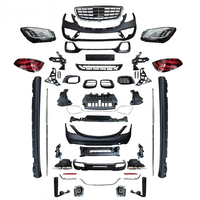 Kit de carrosserie pour Mercedes Benz Classe S 2014-2017 W222, mise à niveau avec nouveaux phares LED, feux arrière, calandre et pare-chocs pour S63 2018