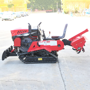 Mini Dryland Rotary Tillage Farm Multi-functional Crawler Tractor Loader Agricultural Rotary <b>Cultivator</b> Crawler Tractor - Product Image 3