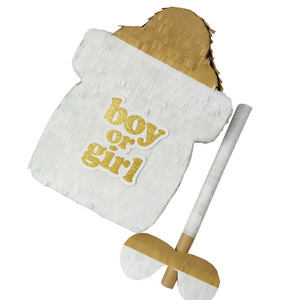 Piñata Personalizzata Fatta a Mano <span class=keywords><strong>per</strong></span> Rivelazione del Sesso, Giochi <span class=keywords><strong>per</strong></span> <span class=keywords><strong>Feste</strong></span> <span class=keywords><strong>di</strong></span> Bambini, Divertente Giocattolo in Carta Velina <span class=keywords><strong>per</strong></span> Eventi - Product Image 3