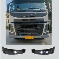 1 Paire (Gauche + Droite) de Phares Antibrouillard LED pour VOLVO FH4 FM, 2 Ampoules à Lentille LED, Références 21221153 21221154 82140744 84186281