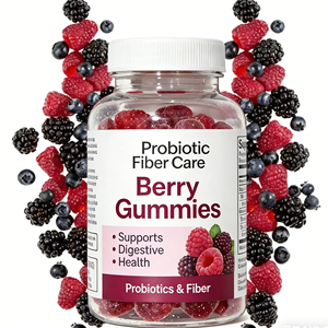 Bonbons Gommeux Probiotiques Minceur Santé Intestinale aux Fibres de Baies, Favorisent la Peristaltique, Extrait Prébiotique de Canneberge - Product Image 1