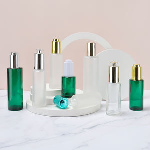 Flacon de parfum en verre de qualité supérieure, à épaulement plat et paroi épaisse, 15ml, 30ml, 50ml, avec bouchon compte-gouttes à pipette rotative - Product Image 6