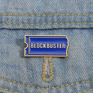 Blockbuster Video Emaille Pin Retro Films Ticket Verzamelen Metalen Broche Revers Rugzak Badge Mode Sieraden Cadeau Voor Vrienden - Product Image 2