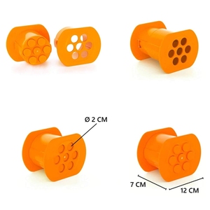 One Press Cevapcici Maker Cocina Hot Dog Hamburguesa Carne Salchicha Gadget hecho a mano Herramienta Pasta Ball Squeezer - Product Image 4