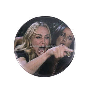 WD Personnalisé Drôle Mode Métal <span class=keywords><strong>Memes</strong></span> Chat Triste Insigne Animation Animal Mignon Broche Fer Blanc Bouton Doux Badge Pins pour Enfants - Product Image 3