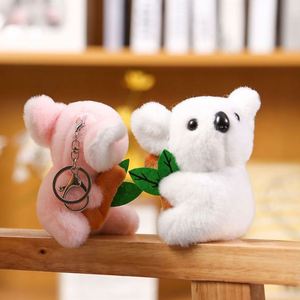 Bán Buôn 10Cm Dễ Thương Thú Nhồi Bông Koala <span class=keywords><strong>Keychain</strong></span> Nhỏ Sang Trọng Đồ Chơi Ví Quyến Rũ Mặt Dây Chuyền Cho Trẻ Em Peluche Plushie Koala Móc Chìa Khóa - Product Image 6
