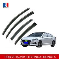 Protectores de lluvia para el clima del coche para HYUNDAI SONATA 2011 2015 2020 visera de ventana accesorios para automóviles deflectores de viento