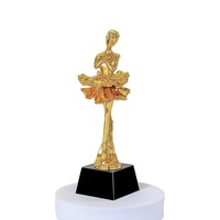Trophée en résine cristalline de haute qualité, vente directe du fabricant, trophée pour la commémoration des compétitions de danse