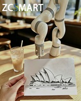Robot de Dibujo Multicolor con Cambio Automático de Color, Brazo Robótico para Creación Artística