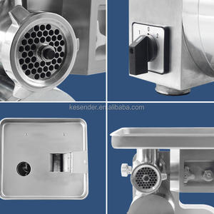 Machine à hacher et à trancher la <span class=keywords><strong>viande</strong></span> <span class=keywords><strong>semi</strong></span>-automatique de grande capacité, produite par une usine professionnelle, pour les restaurants, les traiteurs et les fermes - Product Image 3