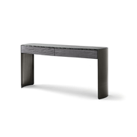 Table console de luxe meubles de salon en métal avec plateau en marbre tables console minimalistes