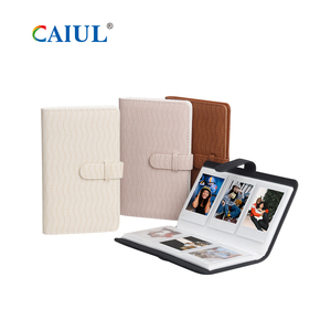 Álbum de <span class=keywords><strong>fotos</strong></span> Caiul con patrón en relieve, <span class=keywords><strong>mini</strong></span> álbum <span class=keywords><strong>Instax</strong></span> de 3 pulgadas para 16 <span class=keywords><strong>fotos</strong></span>, de cuero PU con 96 bolsillos, para colección. - Product Image 2