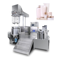 Homogénéisateur émulsifiant sous vide à levage de 50L à 1000L avec moteur pour cosmétiques, lotions, onguents, crèmes, dentifrices et produits chimiques