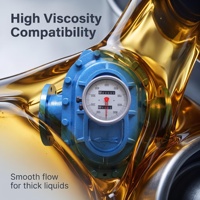 Oval Gear Flow Meter High Accuracy Pressurized Liquid for Oil Corrosive Liquid & Viscous Solidifiable Fluid Measurement