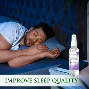 Spray d'oreiller à la lavande pure marque privée, brume aromathérapeutique relaxante à la lavande, spray pour linge et l'ambiance à la lavande pour la relaxation - Product Image 2