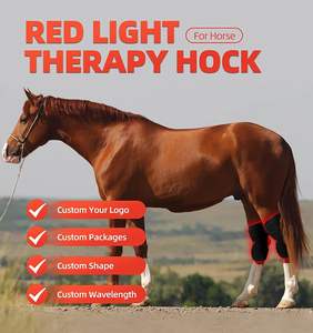 Thérapie par lumière rouge LED pour le genou du cheval, enveloppe de thérapie infrarouge portable et utilisable, 660nm/850nm, récupération des articulations et des muscles équins, 1,3 lb - Product Image 4
