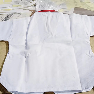 Traje de Taekwondo de Alta Calidad con Cinturón de <span class=keywords><strong>Karate</strong></span> de Regalo, Precio Promocional Especial - Product Image 4