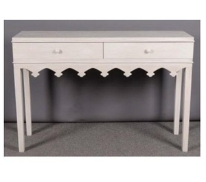 Table d'entrée de luxe de couleur claire coiffeuse bureau moderne minimaliste tiroir Console décoration de table directement de l'inde - Product Image 1