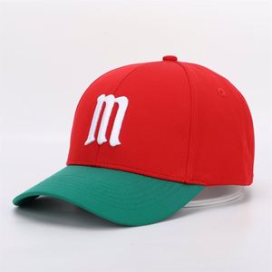 Casquette de baseball structurée à deux tons, logo brodé 3D Mexique, 6 panneaux, haute qualité, sur mesure pour homme, fermeture à pression en plastique, style Dad Hat - Product Image 2