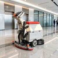 BAIYIJIE Nouvelle autolaveuse commerciale autotractée certifiée CE, entièrement automatique, à poussée manuelle, largeur de nettoyage 720 mm