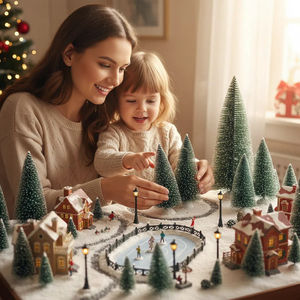 SANWEI Nouveau <span class=keywords><strong>Petit</strong></span> <span class=keywords><strong>Sapin</strong></span> <span class=keywords><strong>de</strong></span> Noël Artificiel <span class=keywords><strong>de</strong></span> Table pour Créer une Ambiance <span class=keywords><strong>de</strong></span> Noël Ornements - Product Image 3