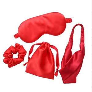 FYD nouveau Design personnalisé luxe coloré voyage sommeil soie masque pour les yeux sommeil tache masque pour les yeux pour l'utilisation du sommeil - Product Image 1