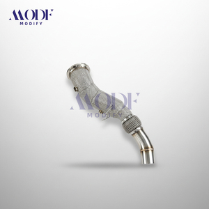 Downpipe Premium in Acciaio Inox T304 con Protezione Termica, Kit Tubo di Scarico Sportivo ad Alte Prestazioni per <span class=keywords><strong>BMW</strong></span> <span class=keywords><strong>B38</strong></span> 1.5T <span class=keywords><strong>F20</strong></span> F30 118i 318i - Product Image 2