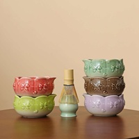 Ensemble cadeau de fouet à matcha japonais personnalisé, 4 pièces, 9 pièces, bol en céramique écologique de 600 ml, kit de thé matcha traditionnel portable
