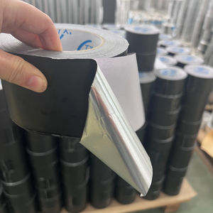 Bande adhésive noire en aluminium pour la protection de la peinture, résistante à la chaleur, épaisse, autocollante - Product Image 4